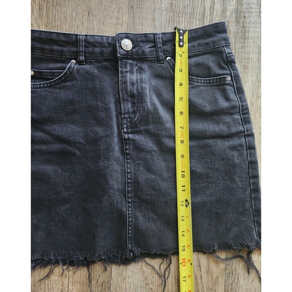 RIVER ISLAND Gray Denim Skirt Size 10 - Picture 5 of 5